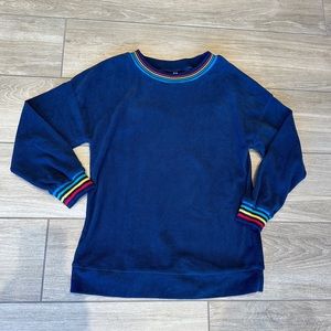 Long Sleeve Sweater Fleece Sweatshirt Top Size S